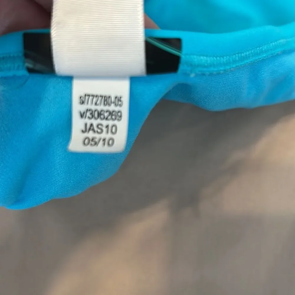Wonder nation old navy girls szL beautiful turquoise 2 piece bathing suit GUC